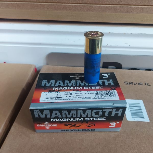 Gamebore Mamouths 36G 4'S Steel - 12 Gauge